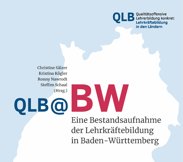 Cover des Sammelbands „QLB@BW – Eine Bestandsaufnahme der Lehrkräftebildung in Baden-Württemberg“ (© Waxmann Verlag, Open Access CC BY-SA 4.0).